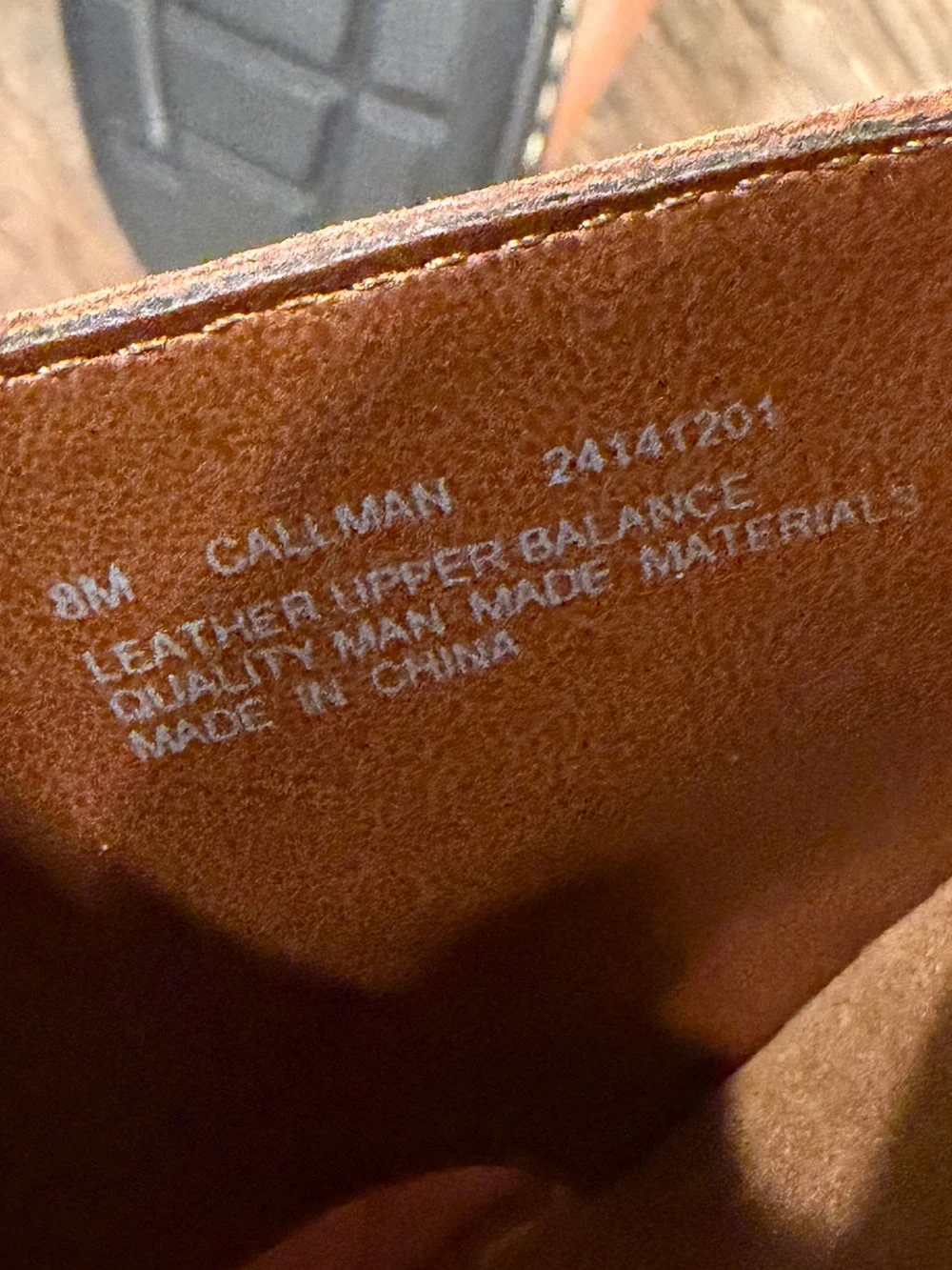 Naturalizer callman leather